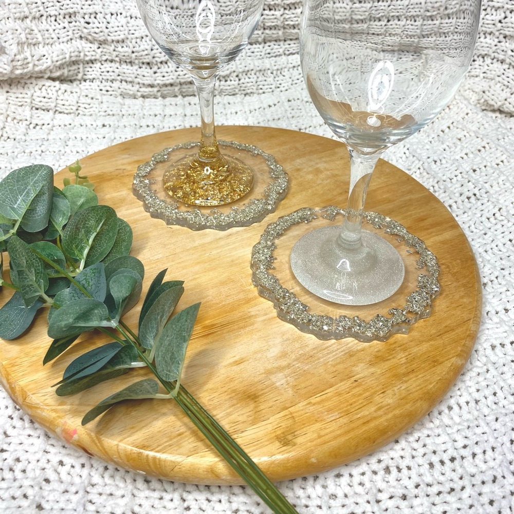Rhinestone Coasters / Geode Coasters - Picture 7 of 11